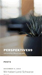 Mobile Screenshot of perspektive89.com